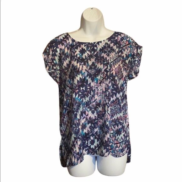 Pink Republic Zipper Back Shirt Size M - Picture 1 of 3